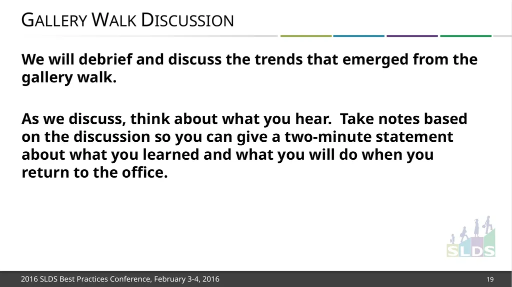 Workshop 1: Focusing on Strategies for Long-Term - slide 19 of 21