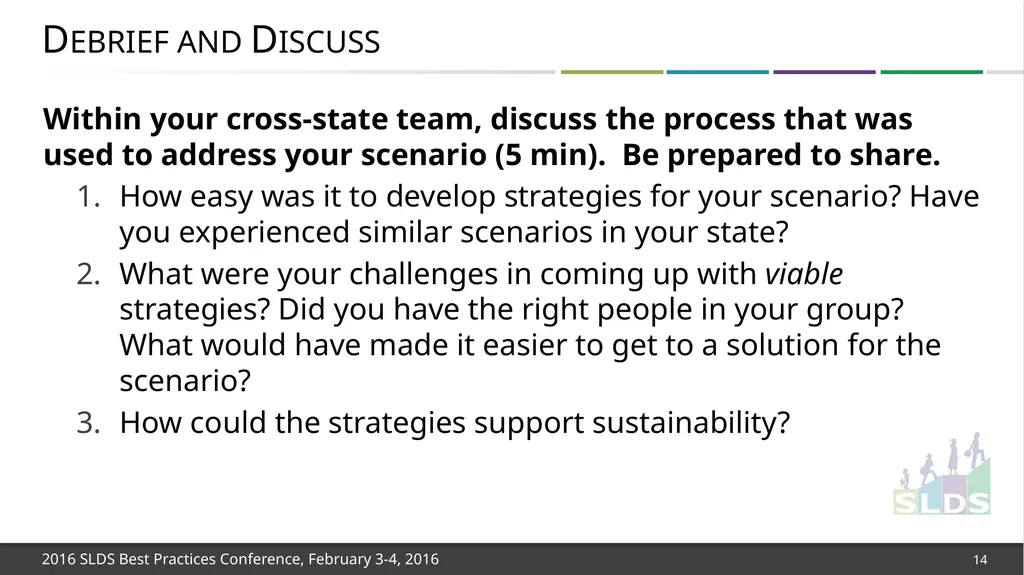 Workshop 1: Focusing on Strategies for Long-Term - slide 14 of 21