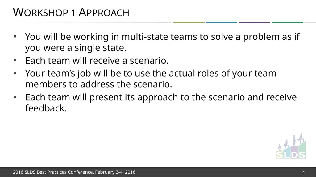 Workshop 1: Focusing on Strategies for Long-Term - slide 4 of 21