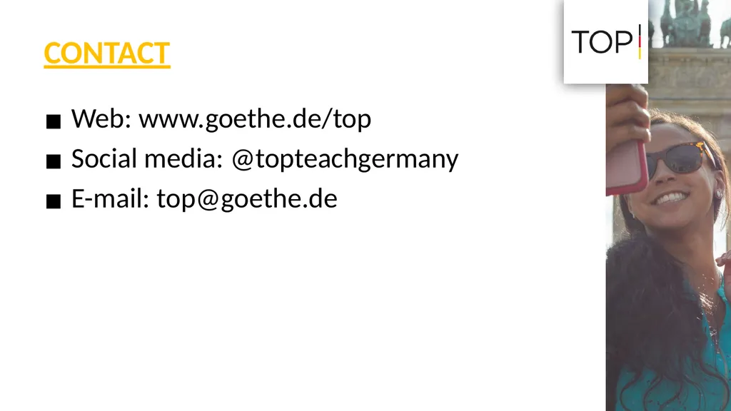 WELCOME TO A TOP WORKSHOP presented by Leader Name - slide 15 of 18