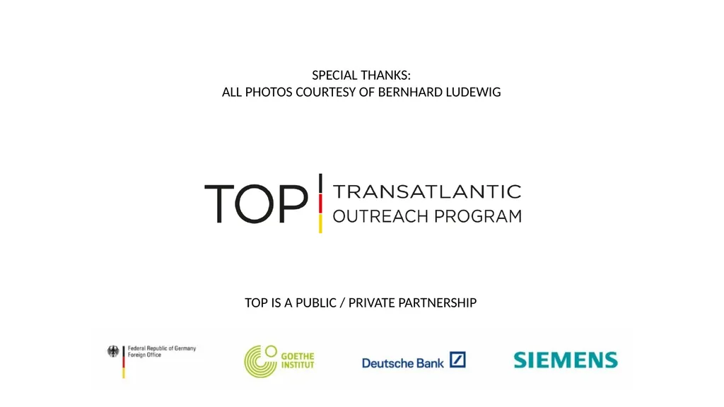 WELCOME TO A TOP WORKSHOP presented by Leader Name - slide 18 of 18