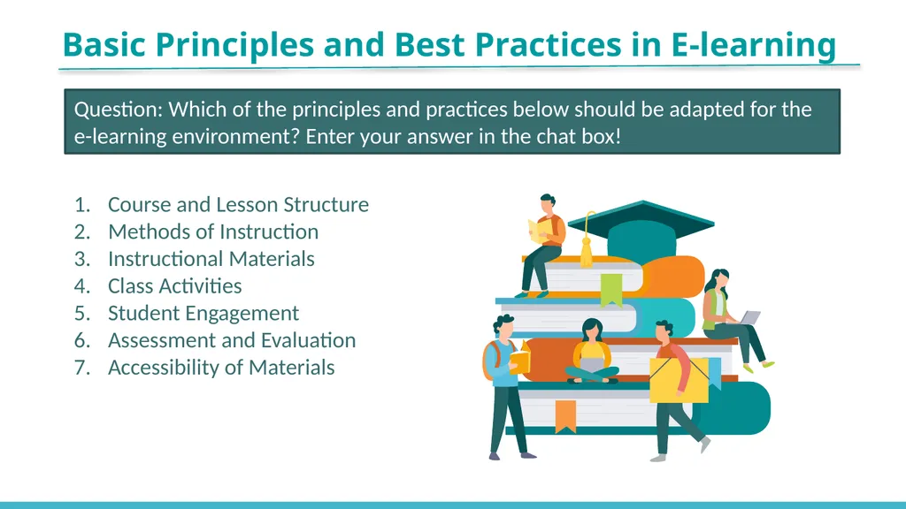 Introduction to E-Learning Unit 1, Module 1, April - slide 9 of 22