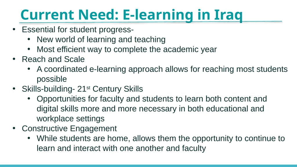 Introduction to E-Learning Unit 1, Module 1, April - slide 8 of 22