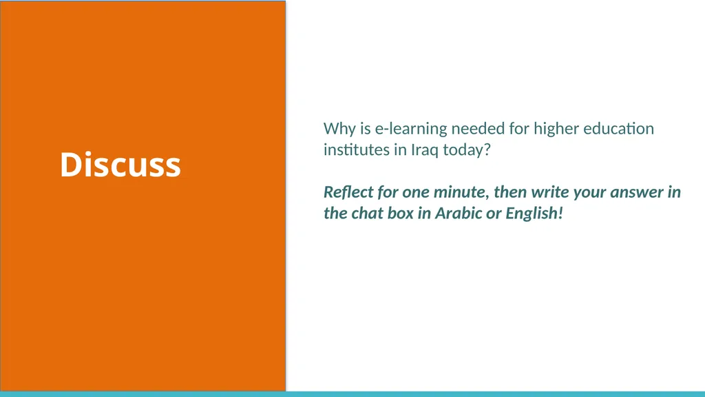 Introduction to E-Learning Unit 1, Module 1, April - slide 7 of 22
