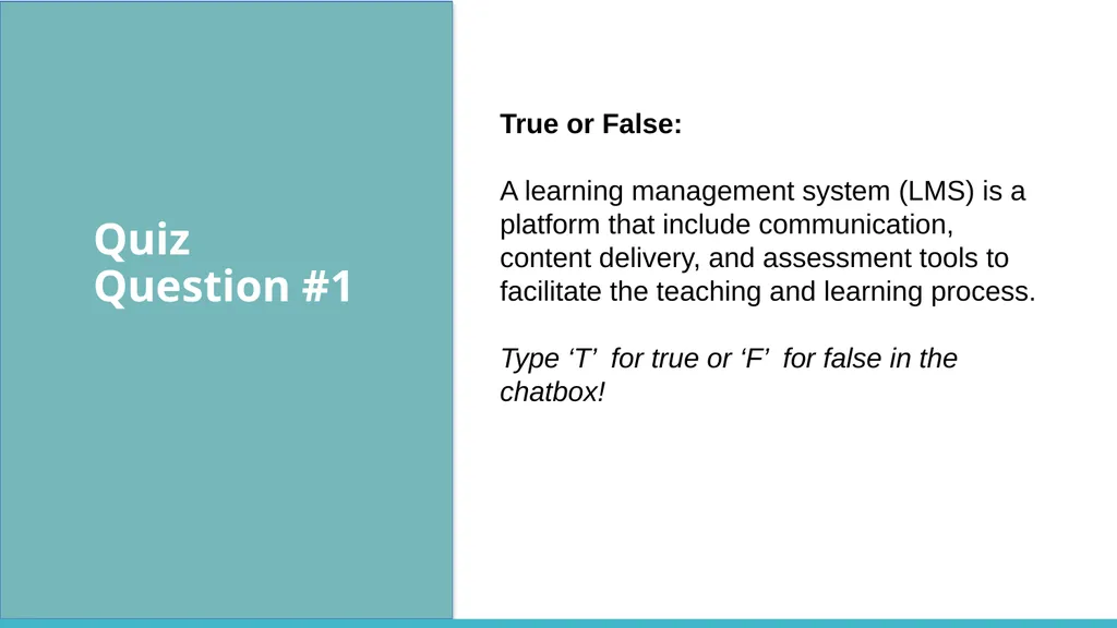 Introduction to E-Learning Unit 1, Module 1, April - slide 18 of 22