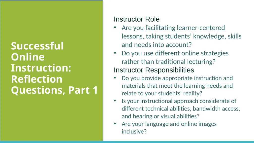 Introduction to E-Learning Unit 1, Module 1, April - slide 14 of 22