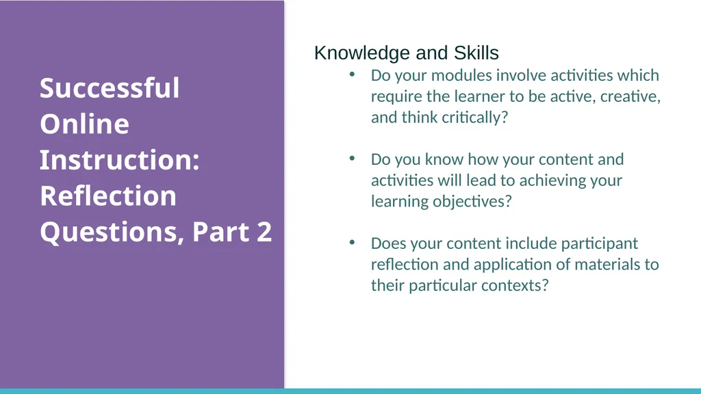 Introduction to E-Learning Unit 1, Module 1, April - slide 15 of 22