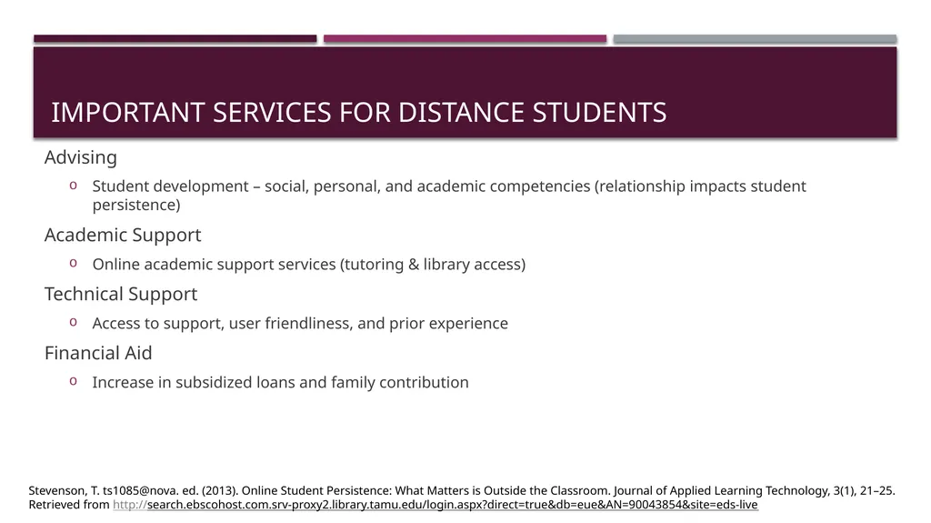 Johna Wright Sr. Academic Advisor College of - slide 13 of 15