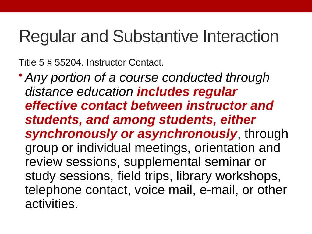 Online Student Experiences Amine El Moznine, SSCCC - slide 9 of 18