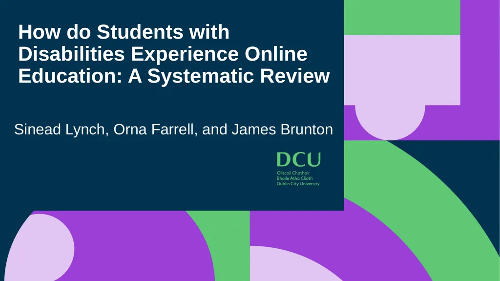 How do Students with Disabilities Experience