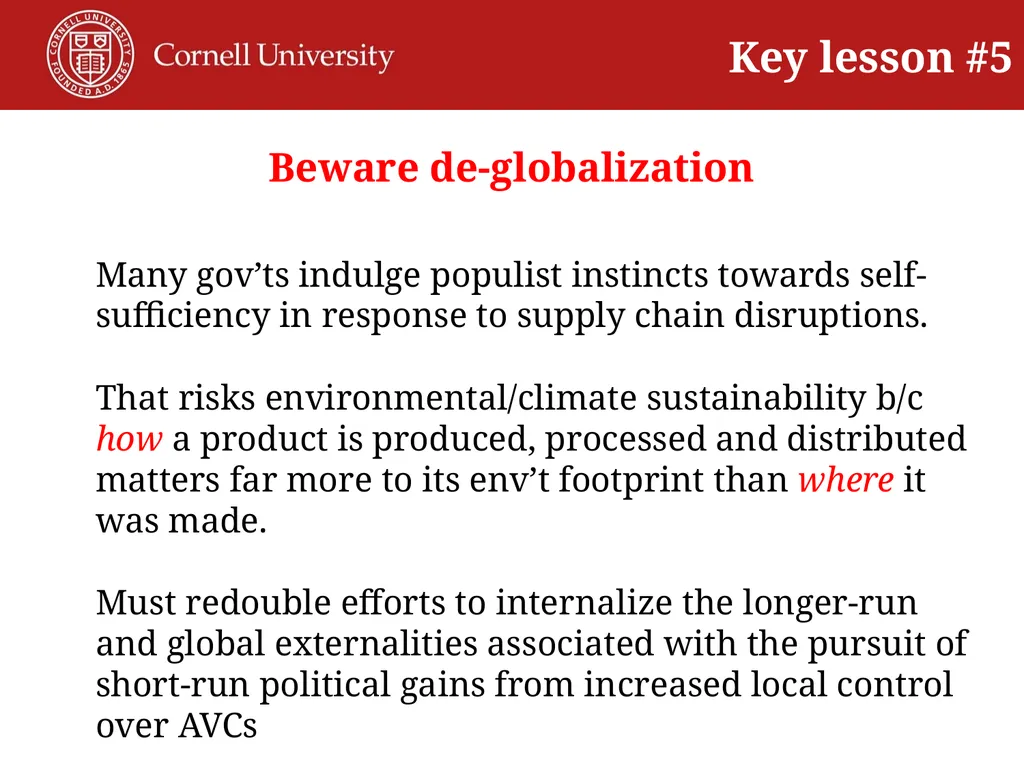COVID Lessons for Agri-Food Systems Transformation - slide 9 of 18