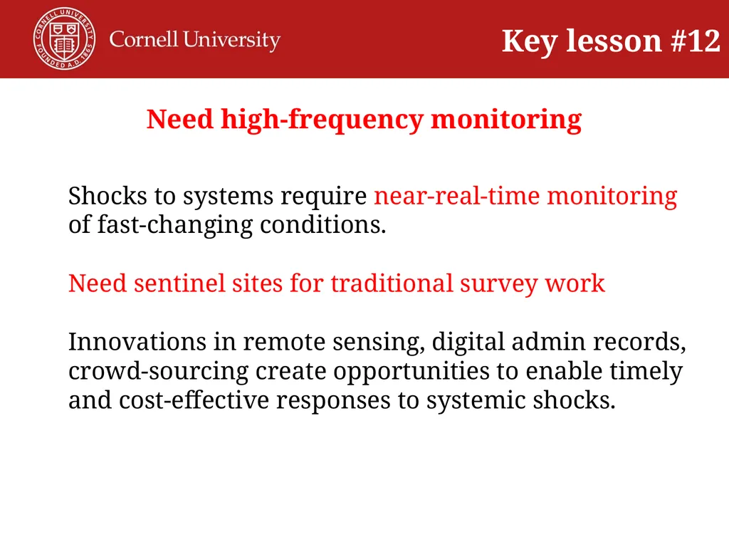 COVID Lessons for Agri-Food Systems Transformation - slide 16 of 18