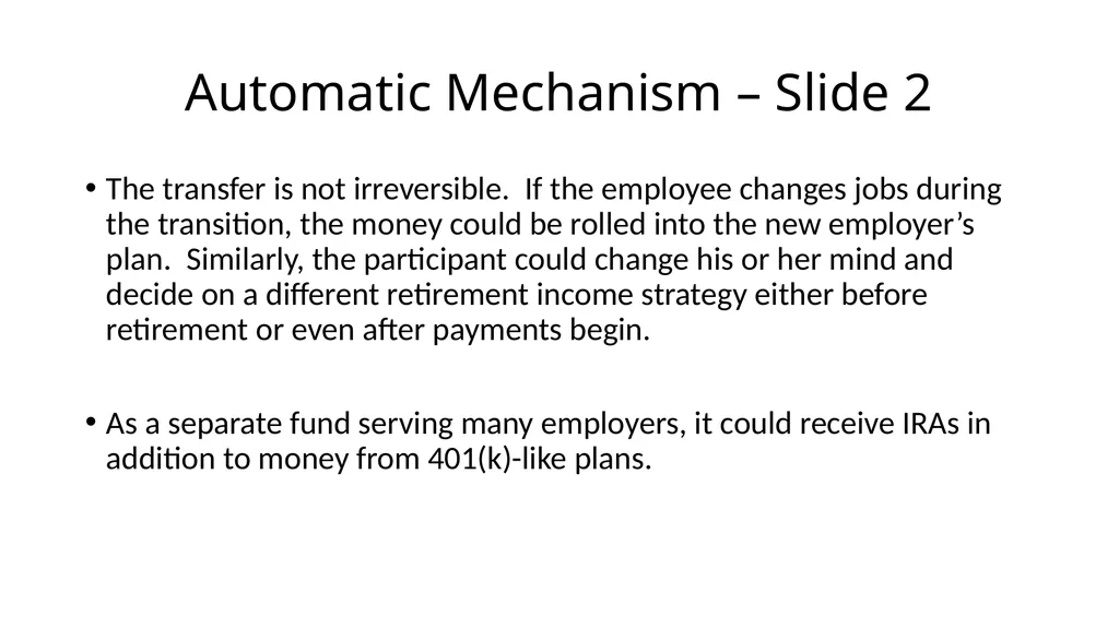 From Saving to Spending: Annuities and - slide 15 of 16