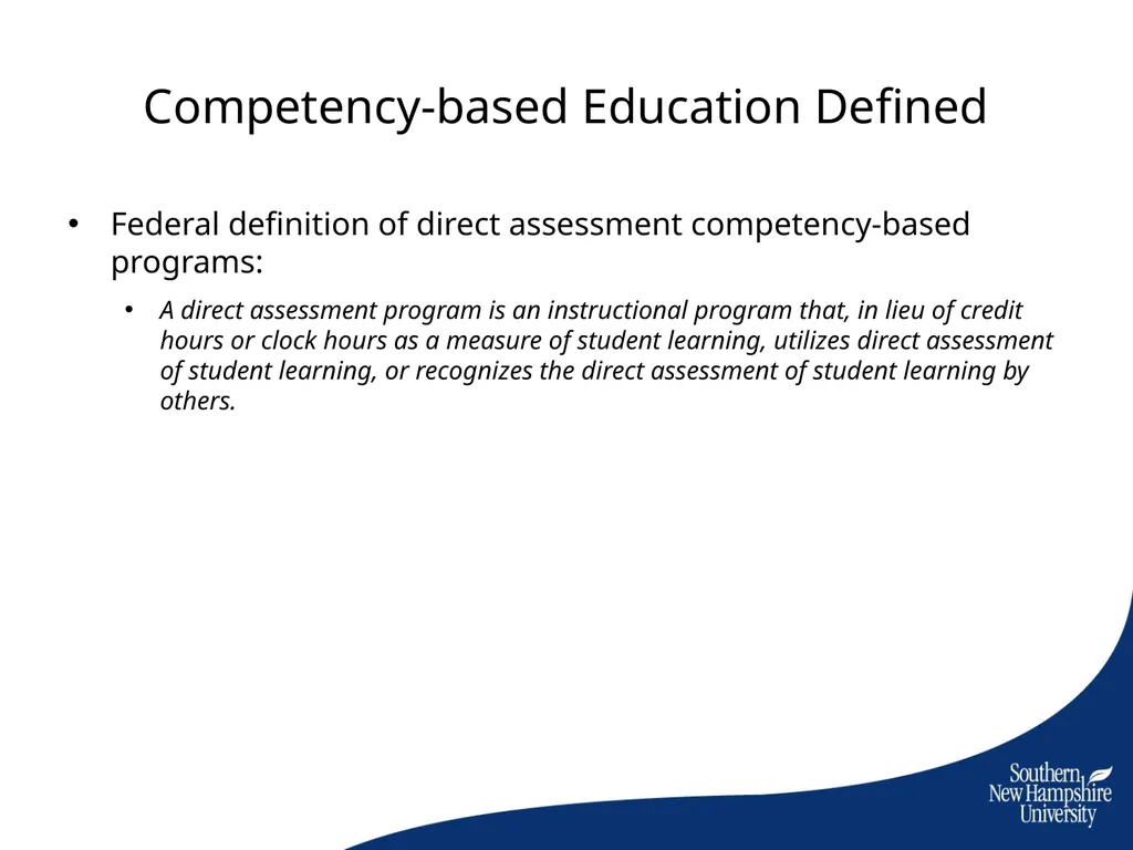 How Competency Education is Changing Higher - slide 8 of 15
