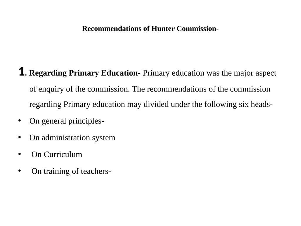The Report of the Hunter Commission. Lord Rippon - slide 2 of 6