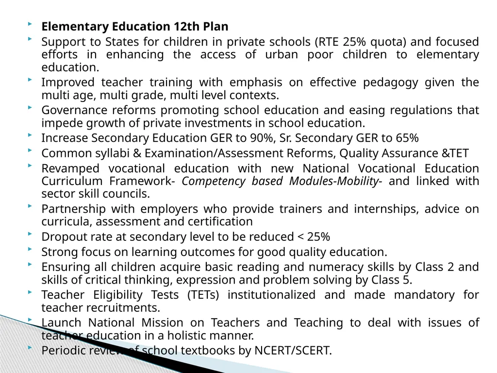 Educational Planning- India Ani Vadakke Purayil - slide 22 of 24