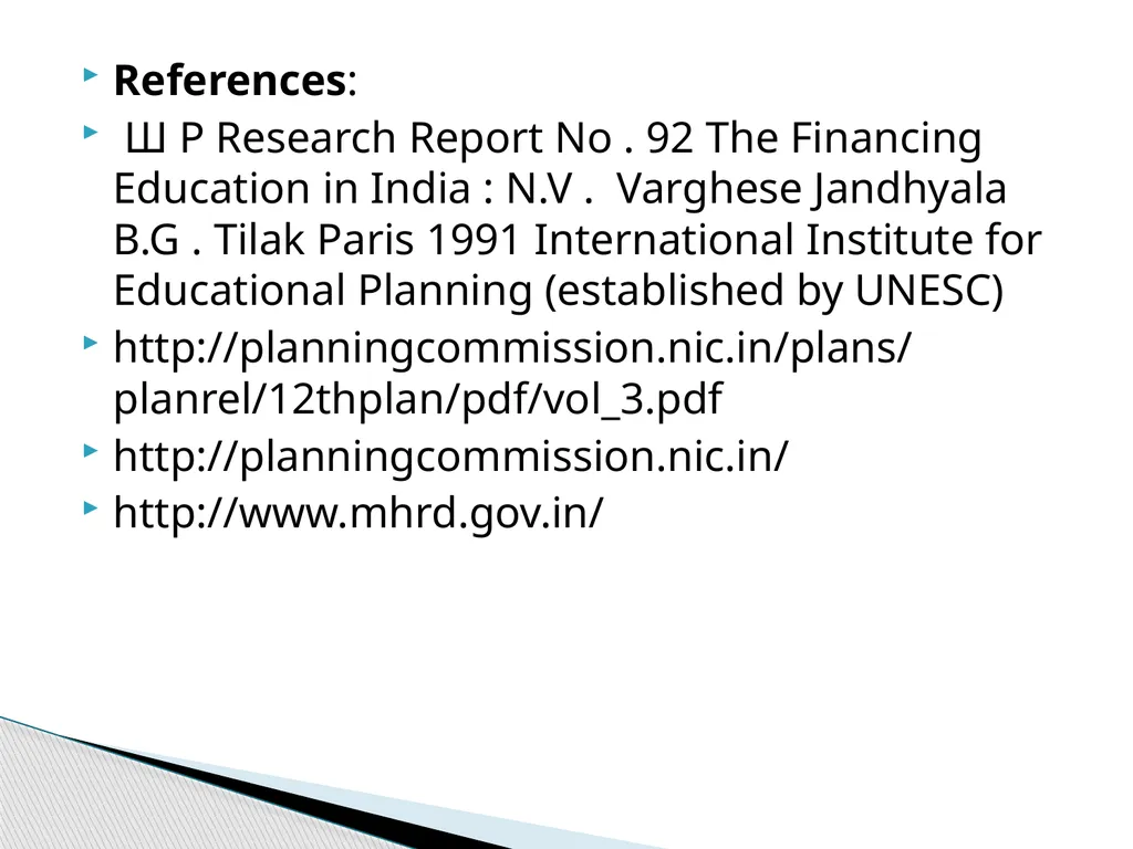 Educational Planning- India Ani Vadakke Purayil - slide 24 of 24