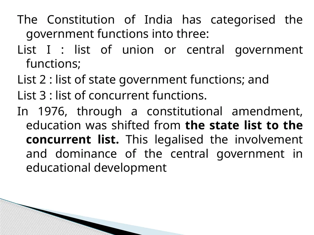 Educational Planning- India Ani Vadakke Purayil - slide 10 of 24