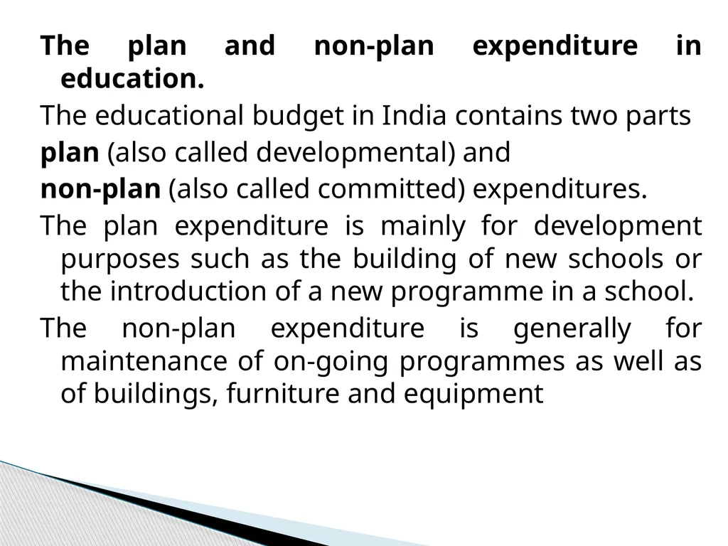 Educational Planning- India Ani Vadakke Purayil - slide 15 of 24