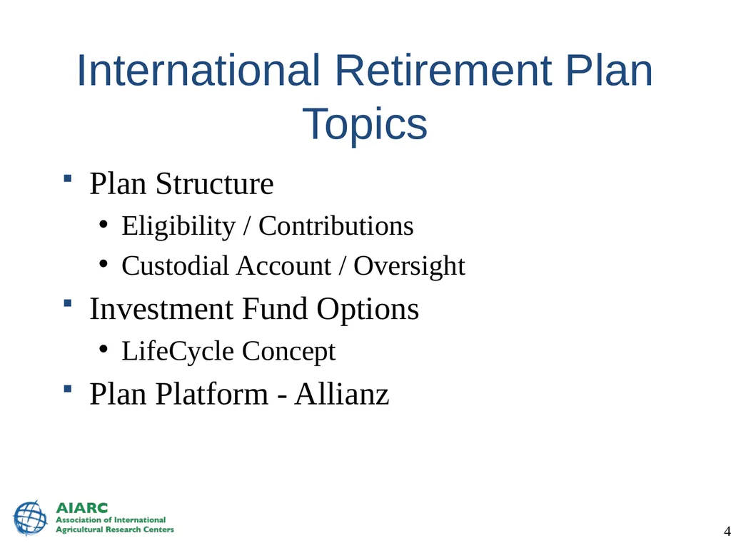 IARC Benefit Plans World Vegetable Center 14 June - slide 40 of 89