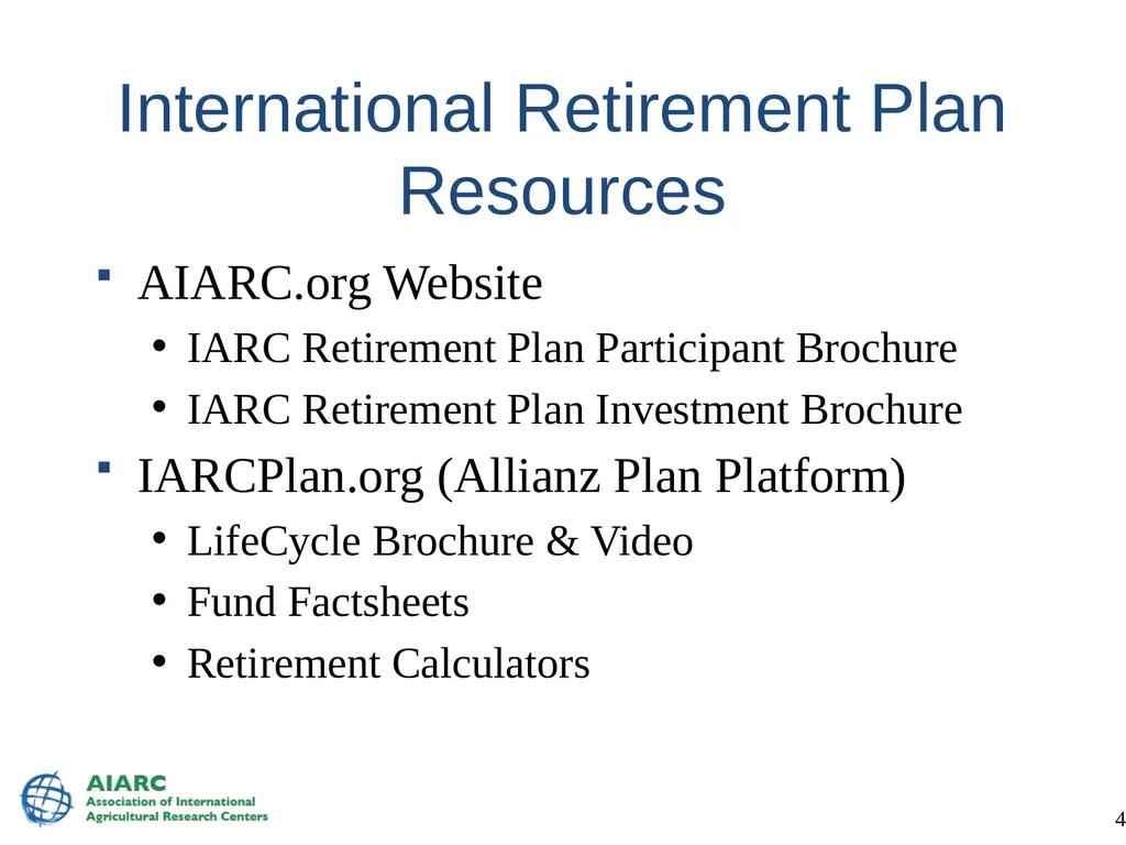 IARC Benefit Plans World Vegetable Center 14 June - slide 41 of 89