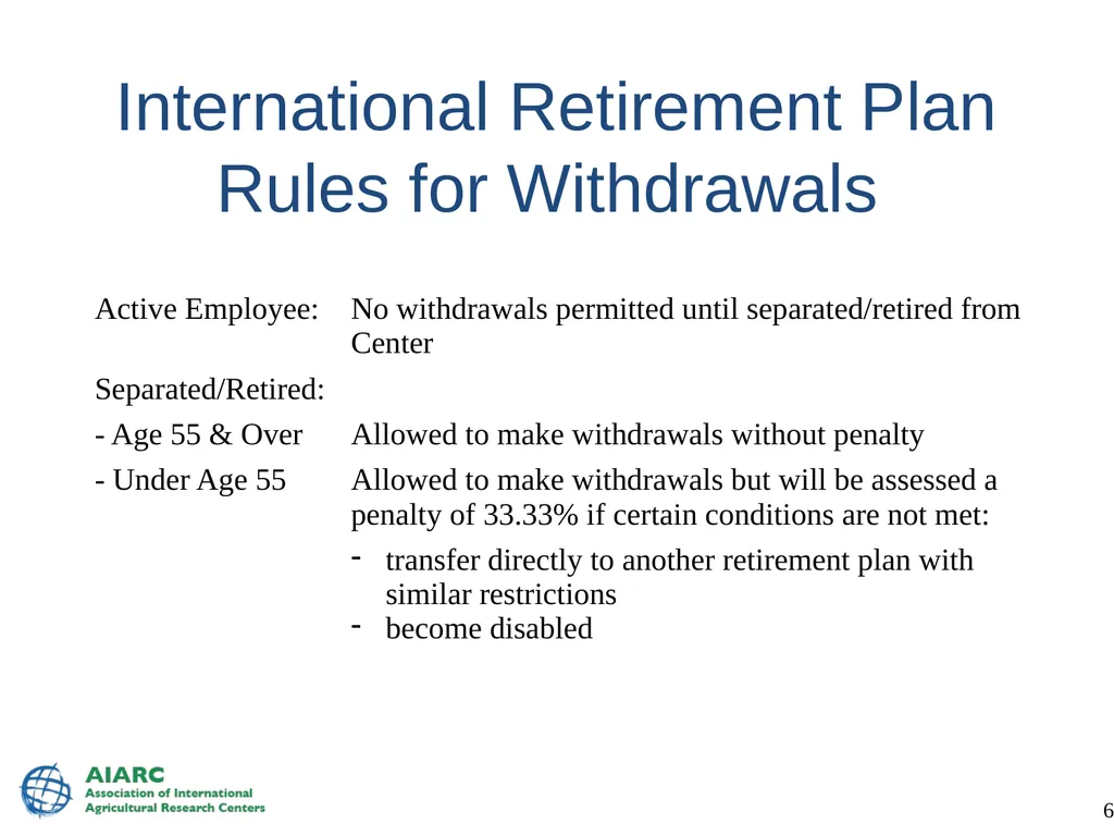 IARC Benefit Plans World Vegetable Center 14 June - slide 64 of 89