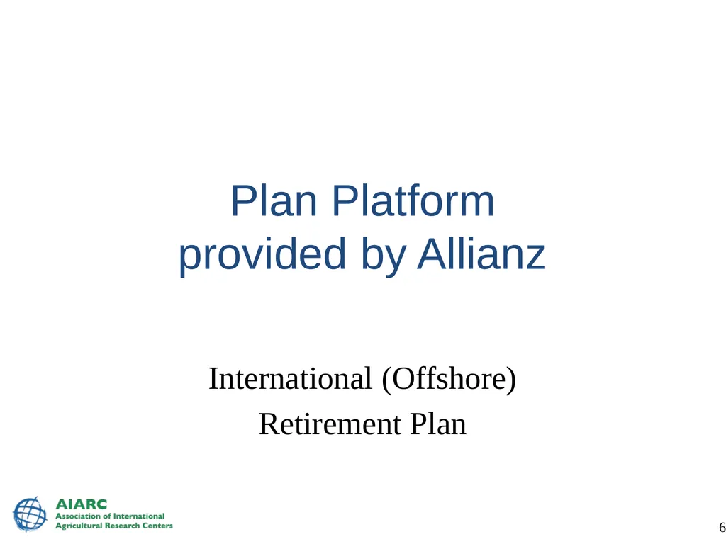 IARC Benefit Plans World Vegetable Center 14 June - slide 60 of 89
