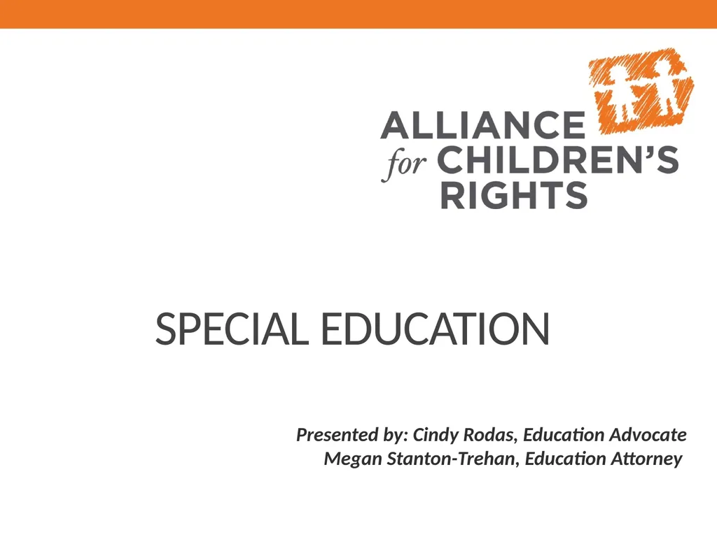 SPECIAL EDUCATION Presented by: Cindy Rodas, - slide 1 of 25