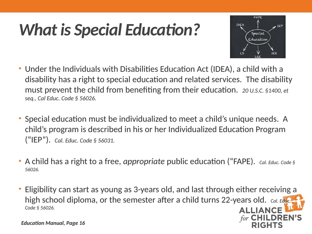 SPECIAL EDUCATION Presented by: Cindy Rodas, - slide 7 of 25