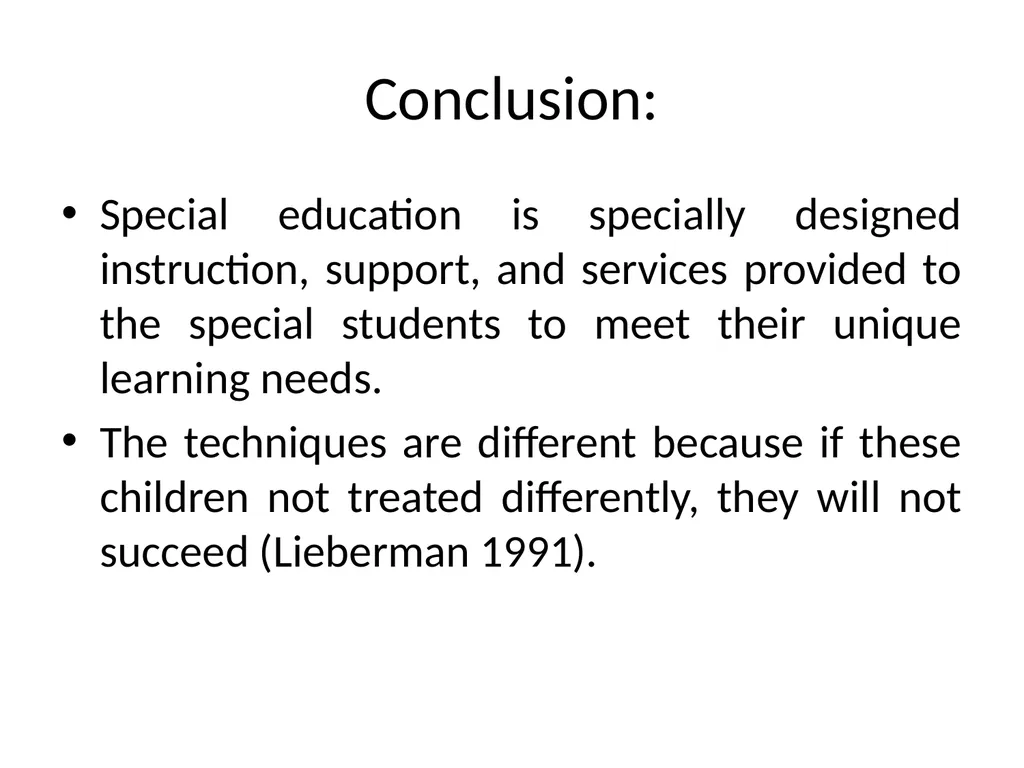 Special Education General education is the - slide 8 of 17