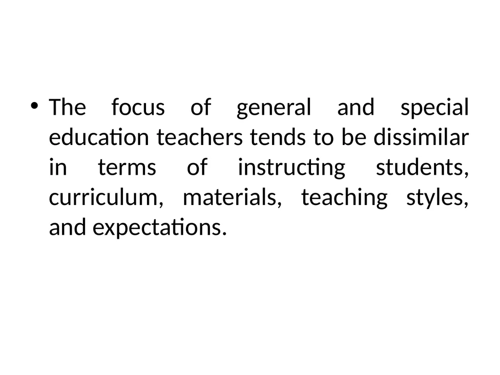 Special Education General education is the - slide 7 of 17