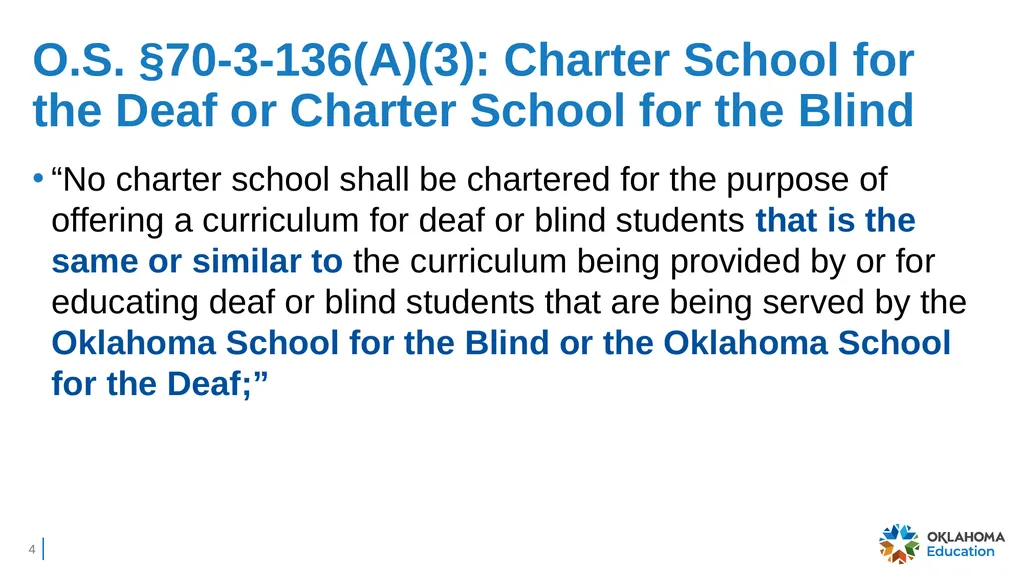 Charter Schools’ IDEA Obligation to Serve Students - slide 4 of 38
