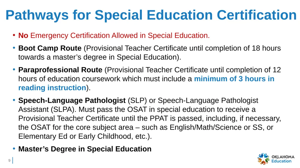 Charter Schools’ IDEA Obligation to Serve Students - slide 9 of 38