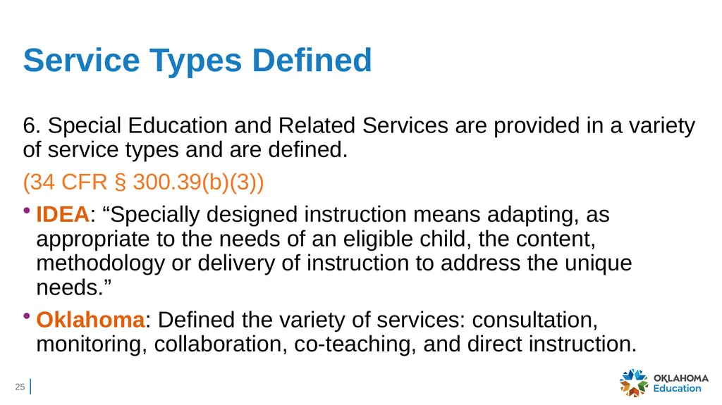 Charter Schools’ IDEA Obligation to Serve Students - slide 25 of 38