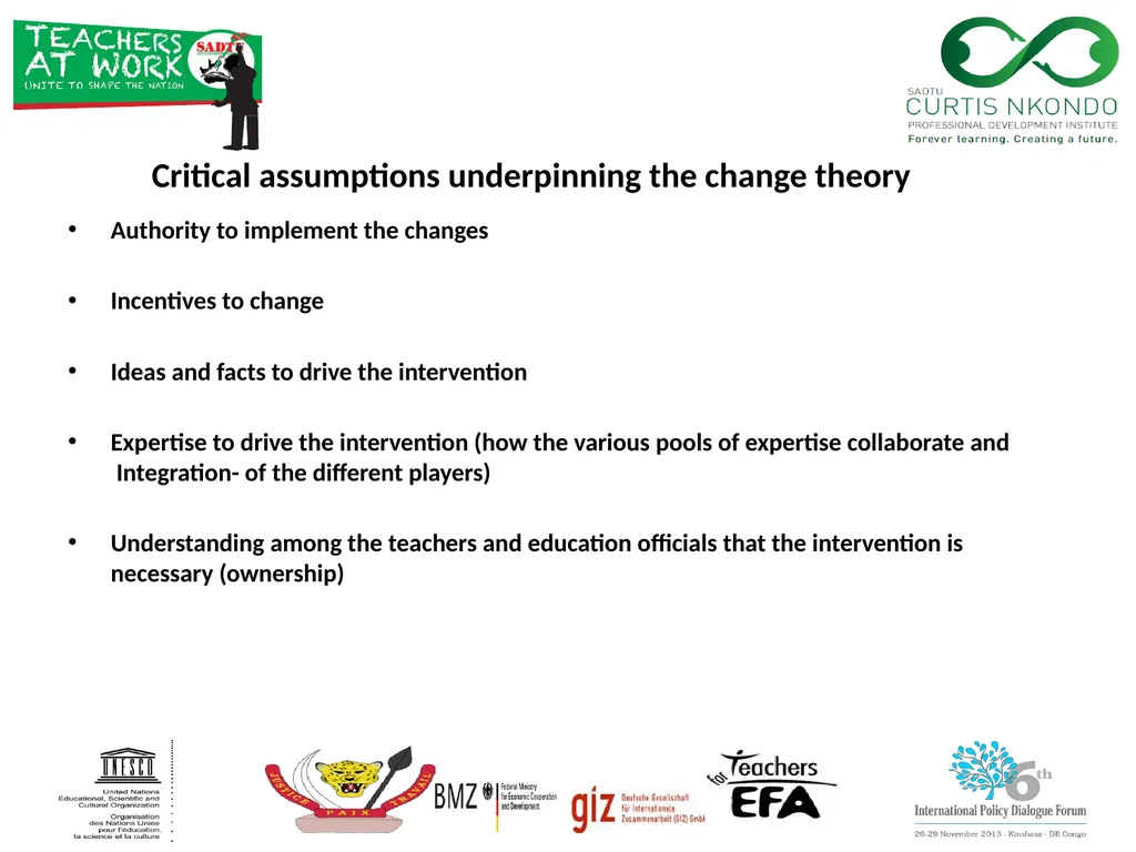 International Task Force on Teachers for Education - slide 8 of 16