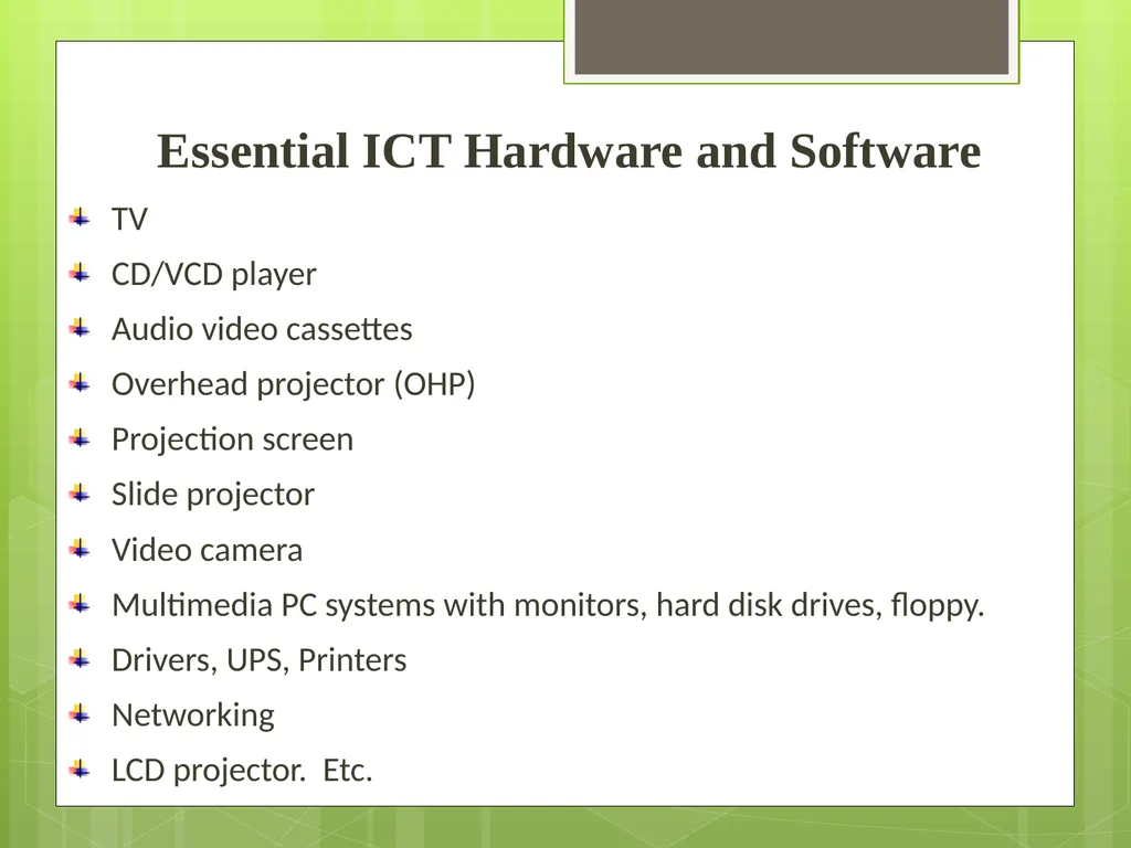 ICT IN TEACHER EDUCATION INFORMATION AND - slide 9 of 15