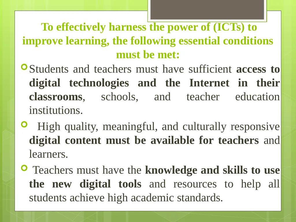 ICT IN TEACHER EDUCATION INFORMATION AND - slide 8 of 15
