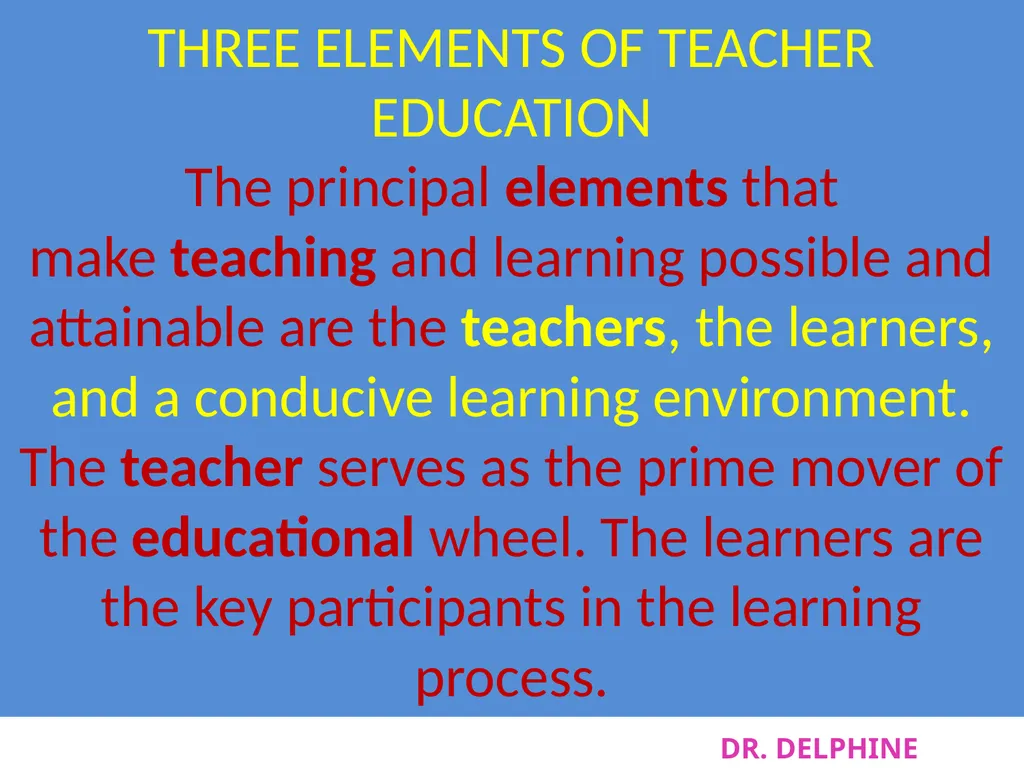 DR. DELPHINE MASTER OF EDUCATION Course Code: FMTE - slide 18 of 54