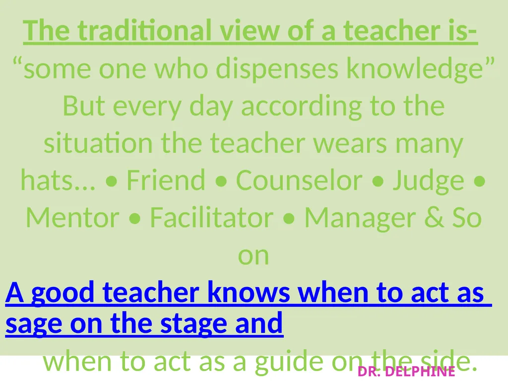 DR. DELPHINE MASTER OF EDUCATION Course Code: FMTE - slide 20 of 54