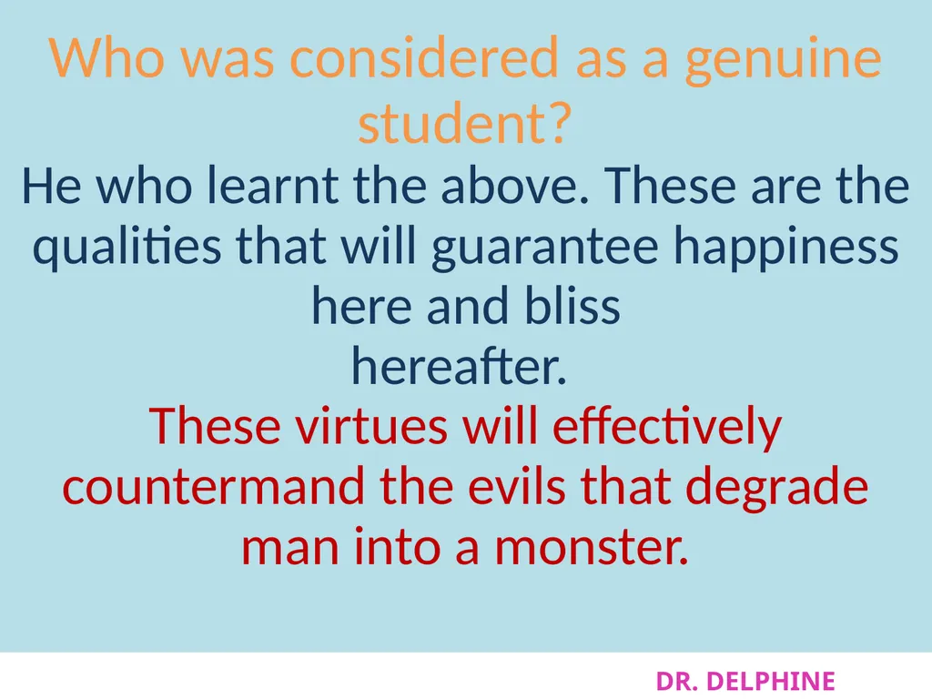 DR. DELPHINE MASTER OF EDUCATION Course Code: FMTE - slide 16 of 54