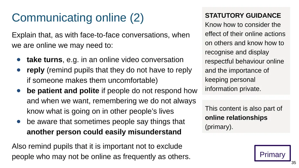 Teaching internet safety and harms ADAPT THIS FOR - slide 35 of 88