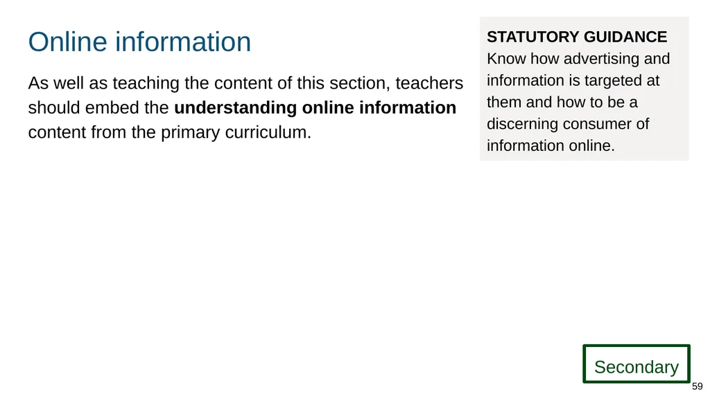 Teaching internet safety and harms ADAPT THIS FOR - slide 59 of 88