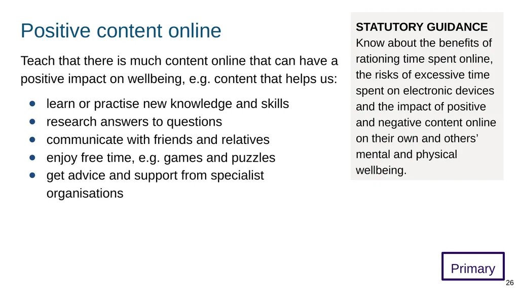 Teaching internet safety and harms ADAPT THIS FOR - slide 26 of 88