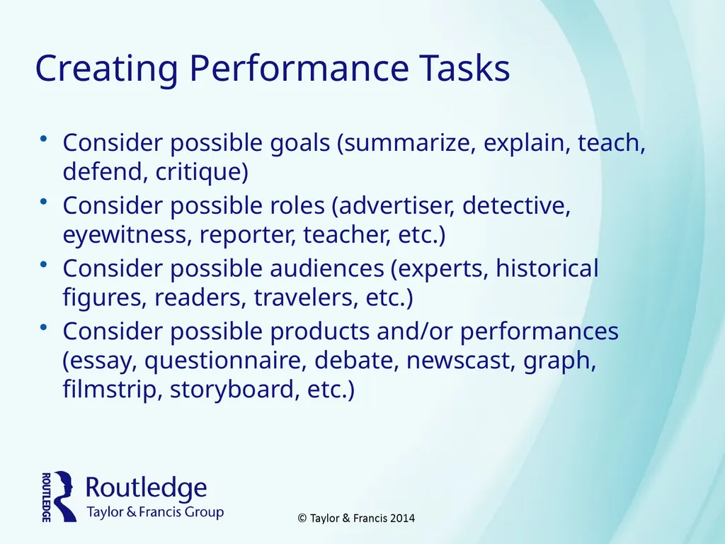 Assessment Table of Contents How Is Assessment - slide 31 of 37