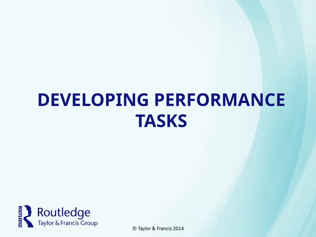 Assessment Table of Contents How Is Assessment - slide 24 of 37