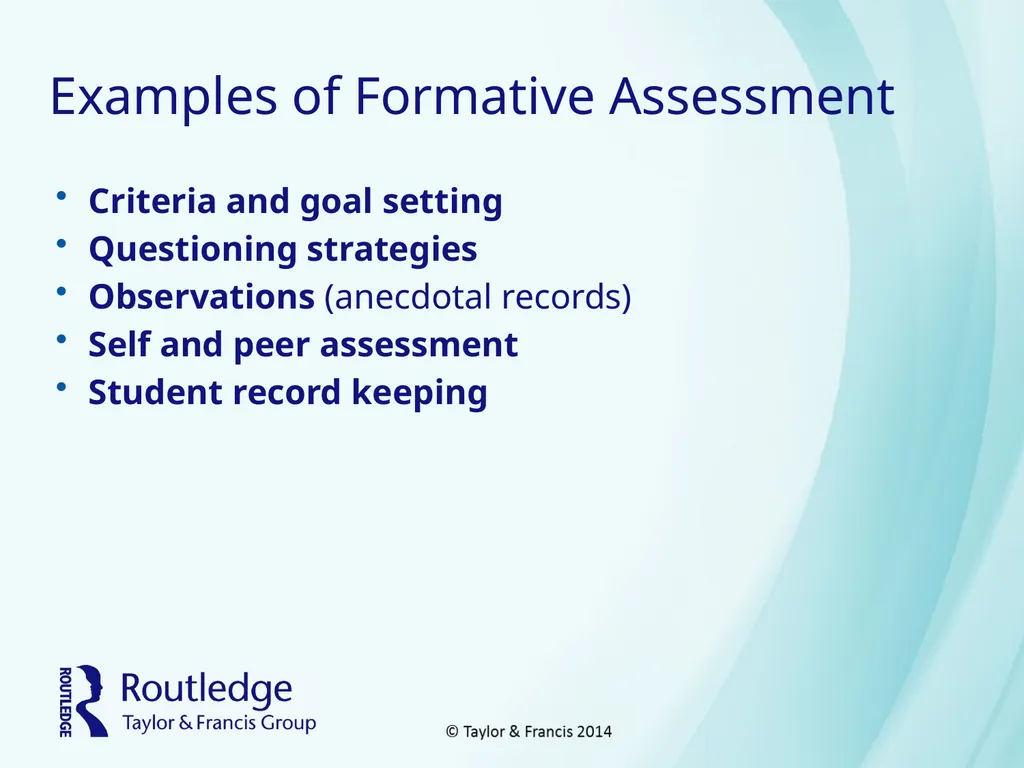 Assessment Table of Contents How Is Assessment - slide 12 of 37