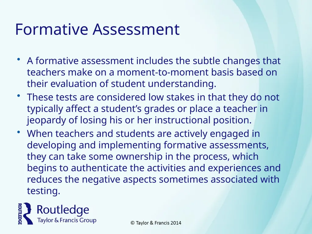 Assessment Table of Contents How Is Assessment - slide 10 of 37