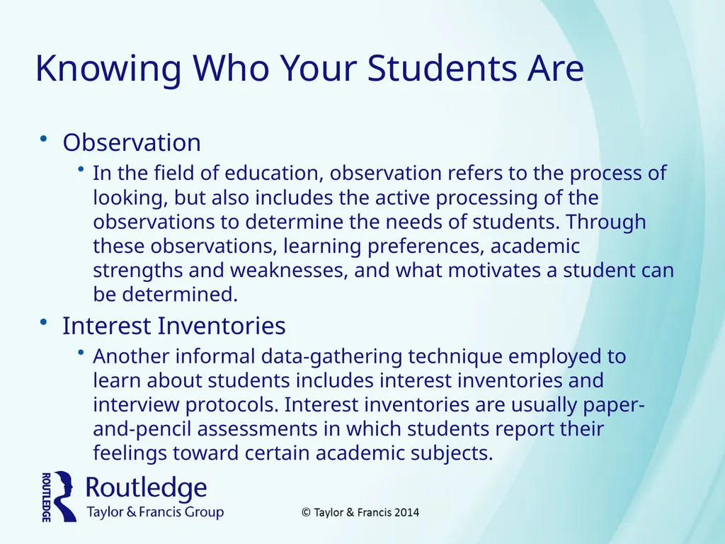 Assessment Table of Contents How Is Assessment - slide 22 of 37