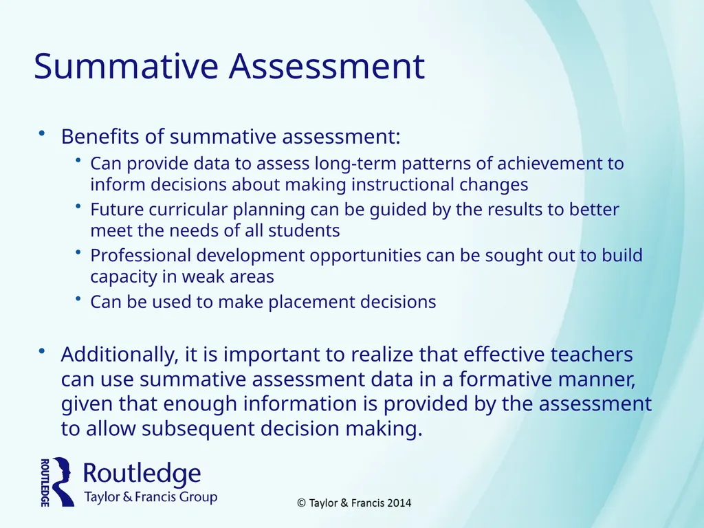 Assessment Table of Contents How Is Assessment - slide 15 of 37