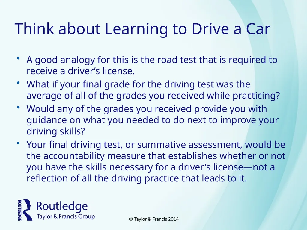 Assessment Table of Contents How Is Assessment - slide 11 of 37